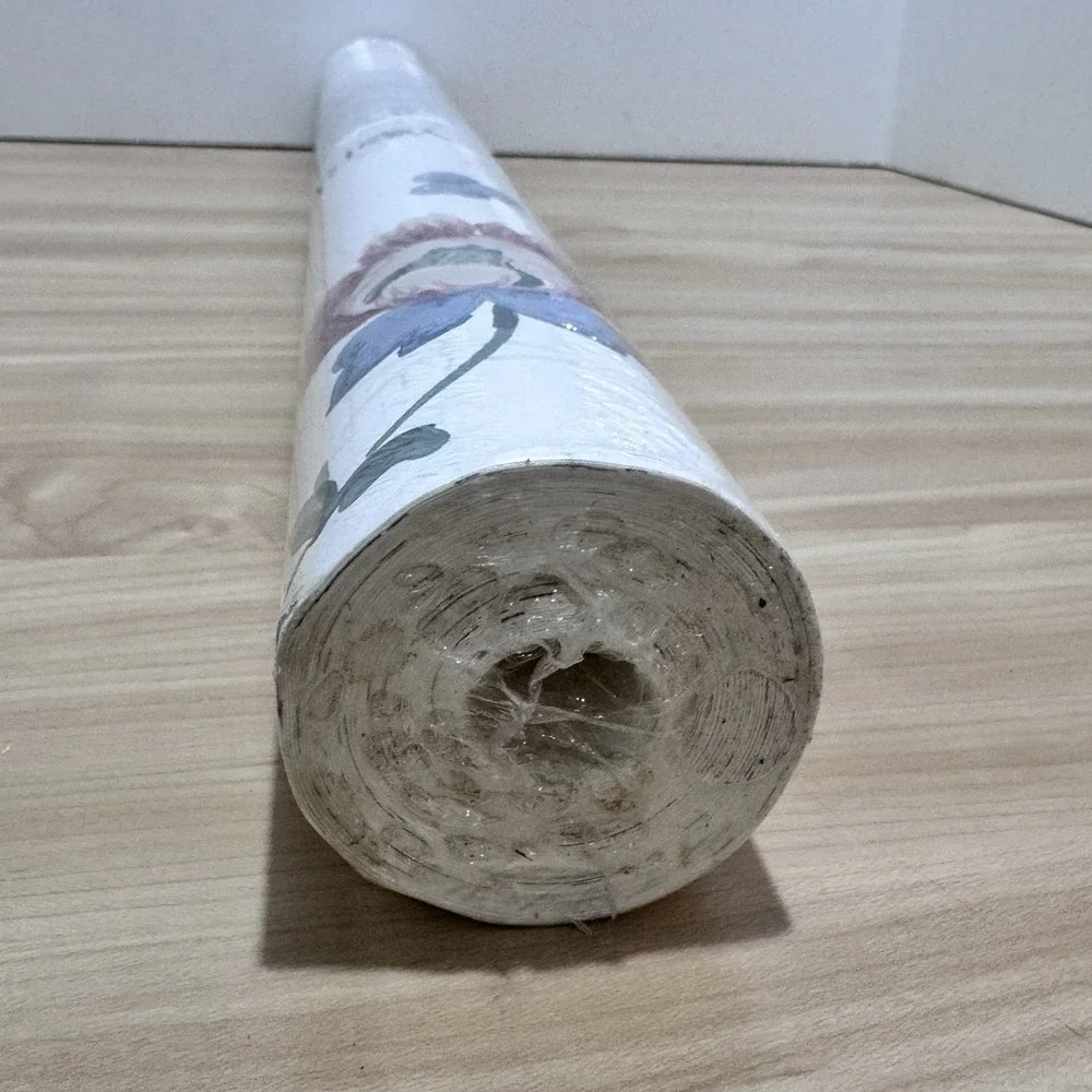 VTG York Wallcovering Wallpaper 1 Double Roll MS 4984 R31 Floral Pattern